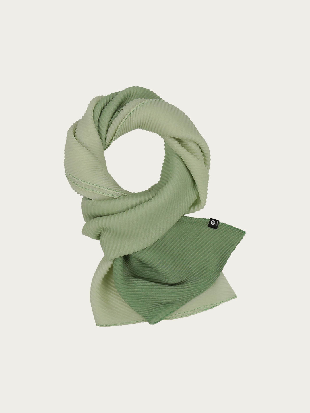 Plissee-Stola mit Ombré-Effekt