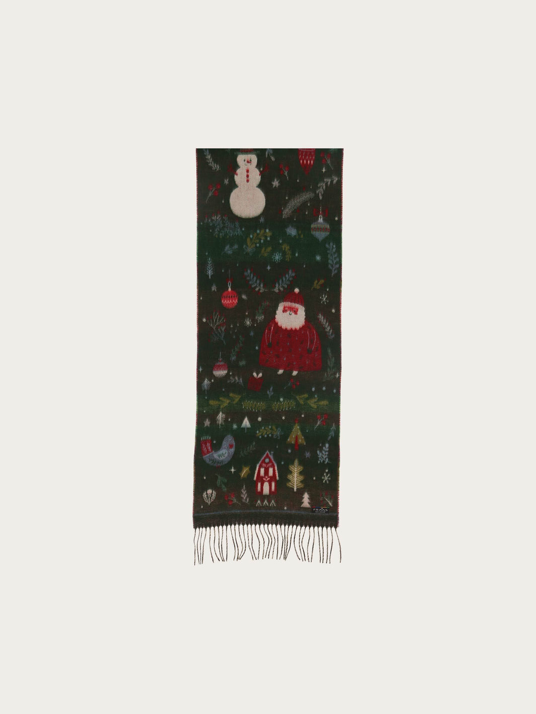 Cashmink-Schal mit Weihnachts-Design