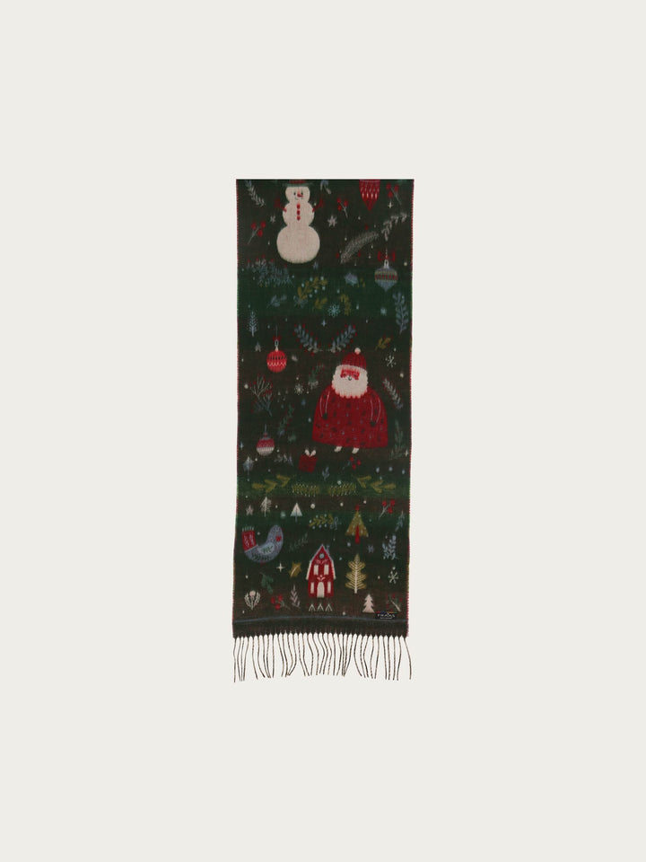Cashmink-Schal mit Weihnachts-Design