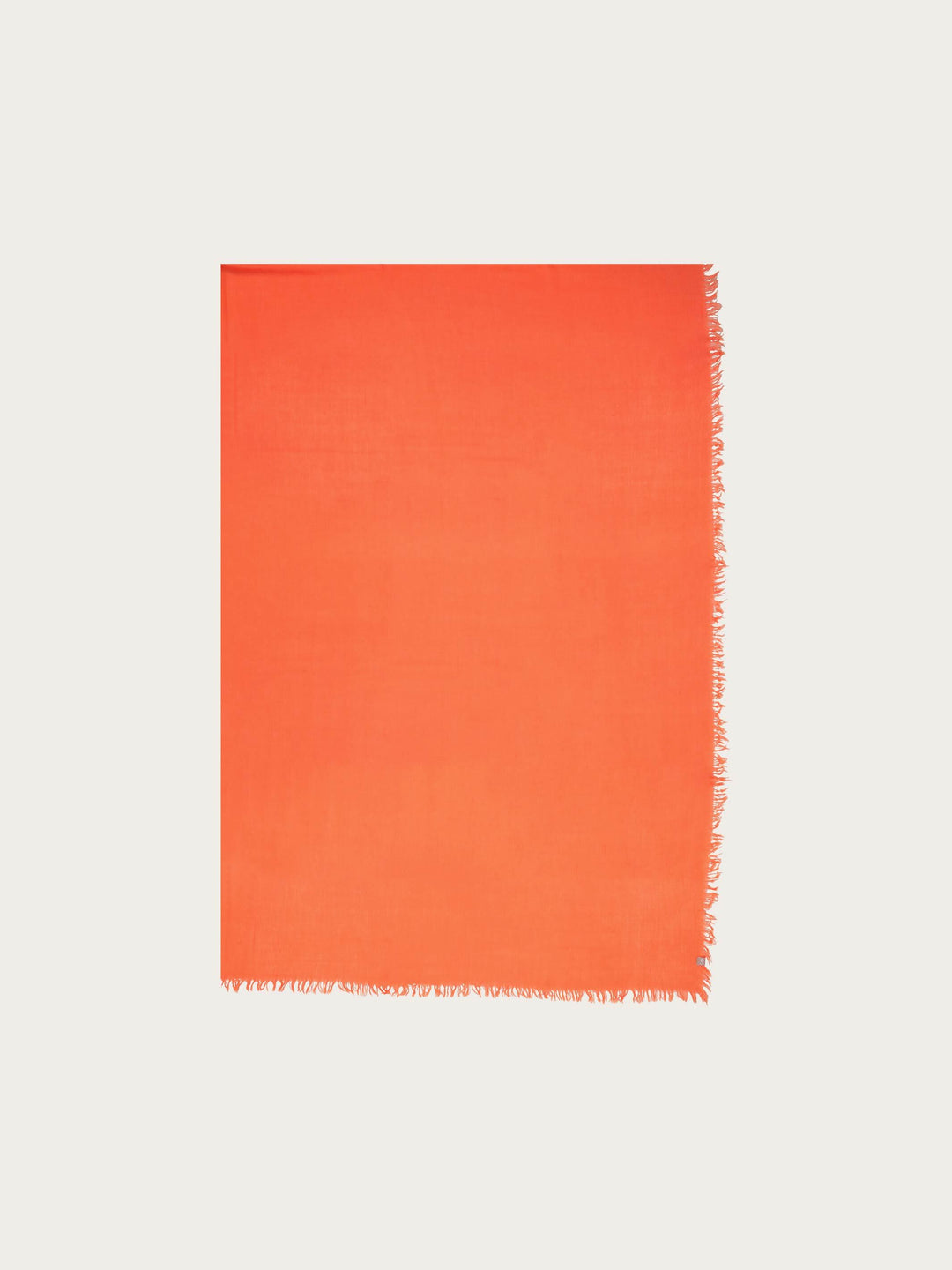 Einfarbige Stola in Seide-Wolle-Mischung