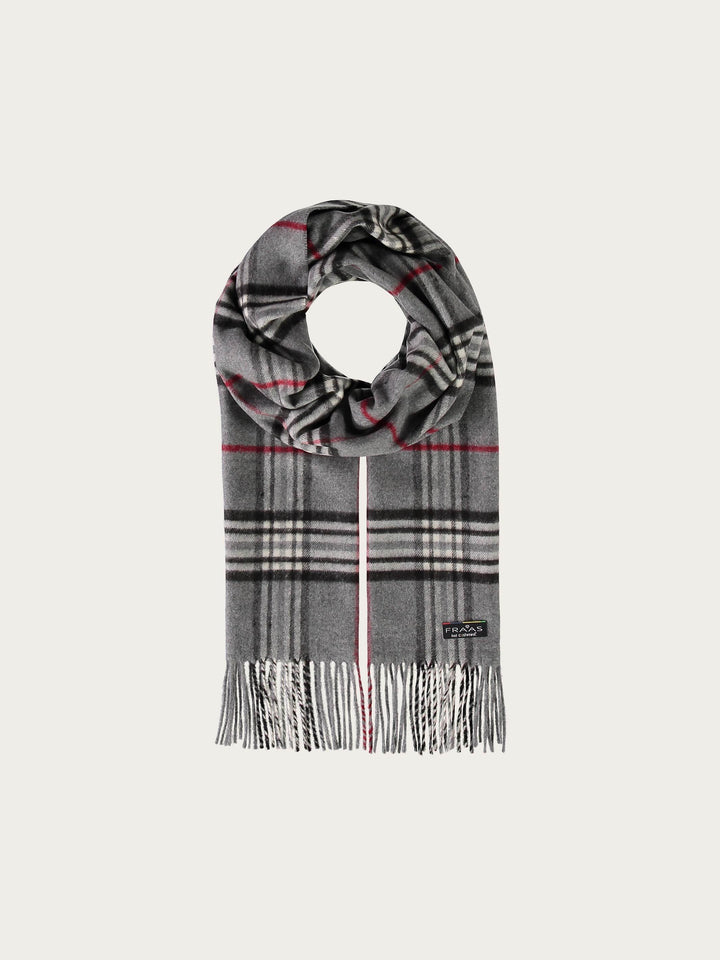 Schmaler Cashmink-Schal mit FRAAS Plaid Karo