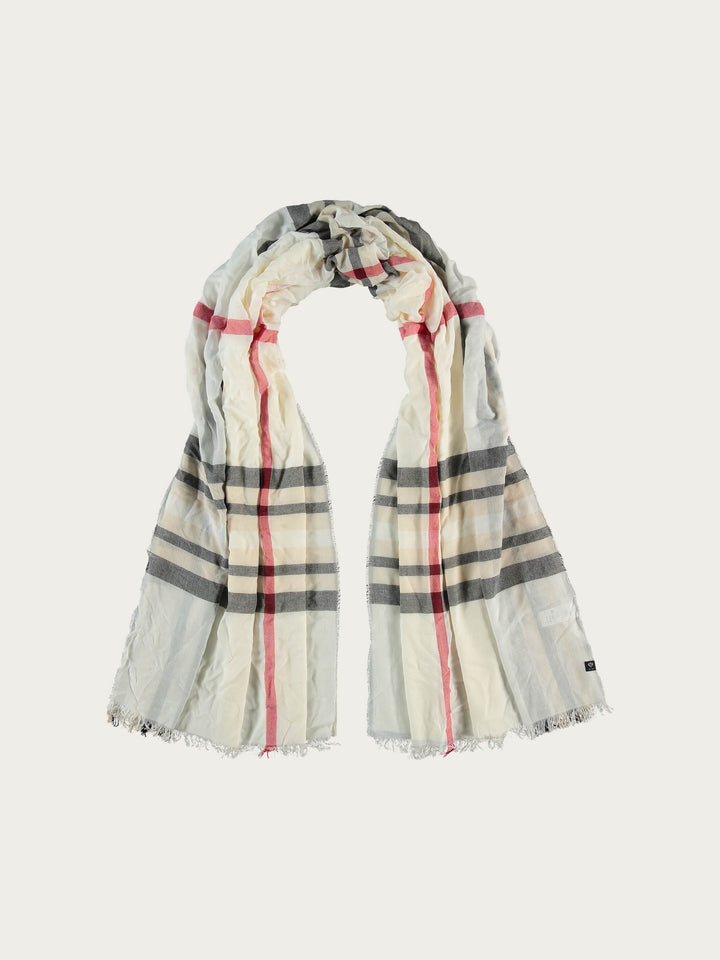 Sustainability Edition - Leichte Stola mit FRAAS Plaid Karo