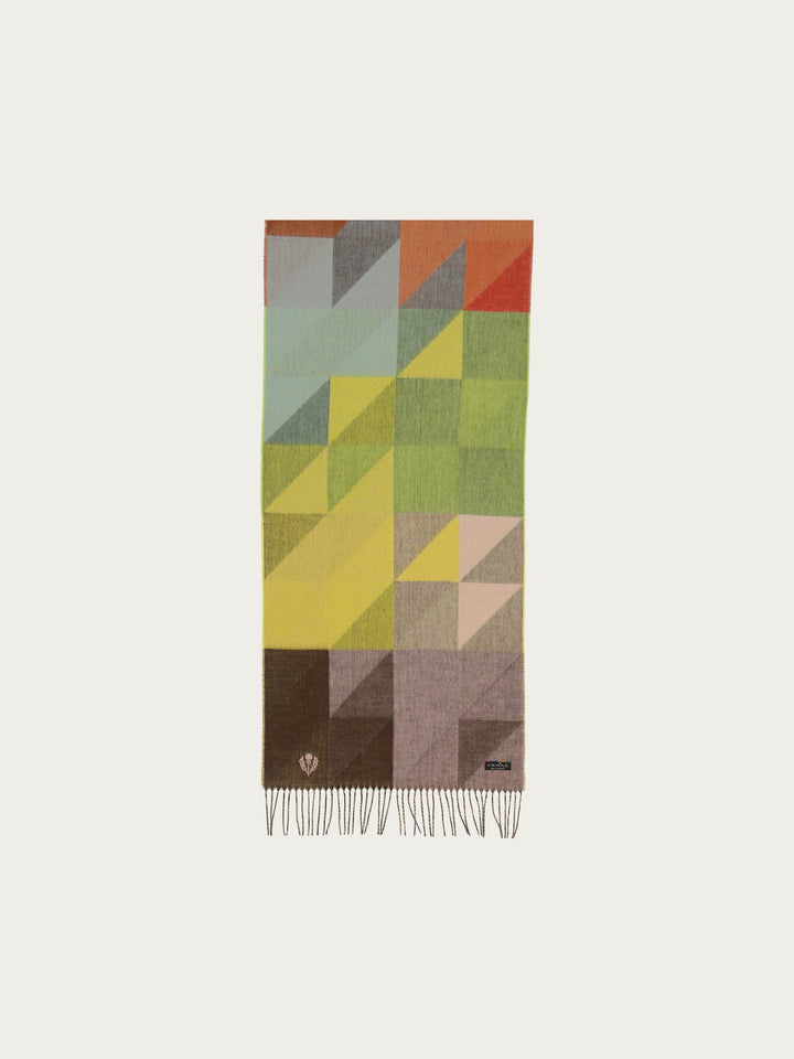 Cashmink-Schal mit geometrischem Design