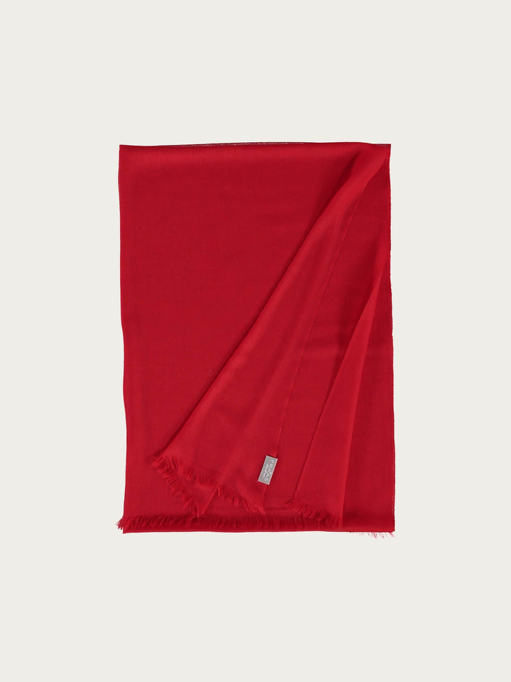 Zarte einfarbige Pashmina aus reinem Kaschmir