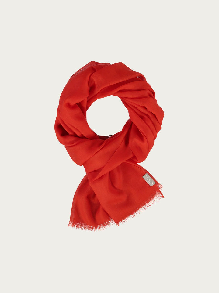 Zarte einfarbige Pashmina aus reinem Kaschmir