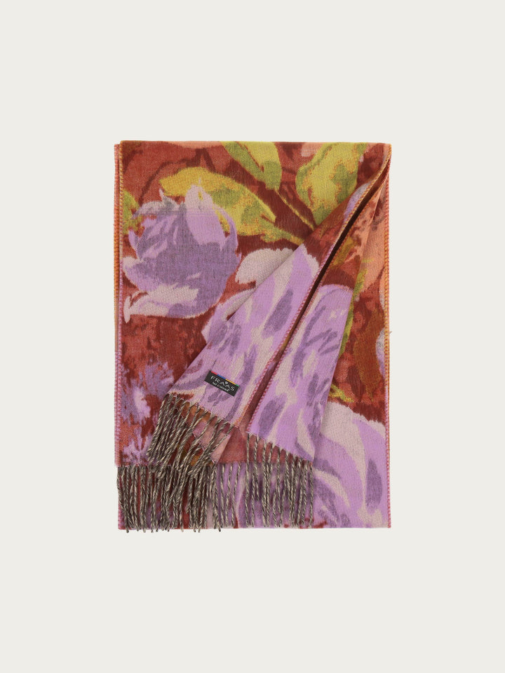 Cashmink-Schal mit romantischem Blumen-Design