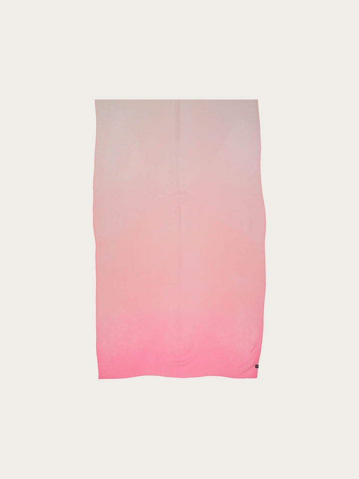 Plissee-Stola mit Ombré-Effekt