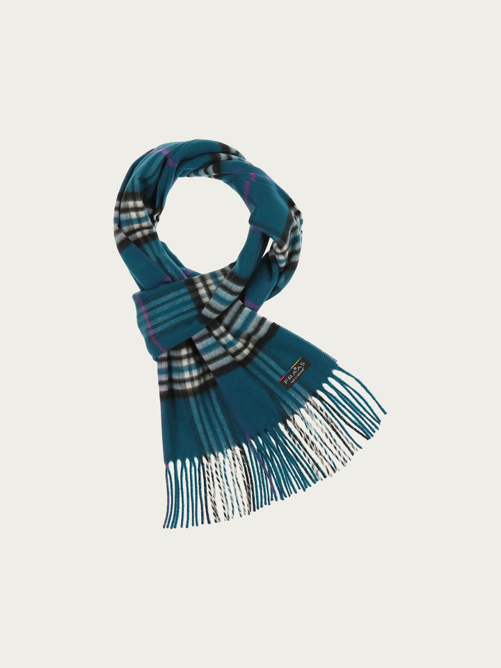 Schmaler Cashmink-Schal mit FRAAS Plaid Karo