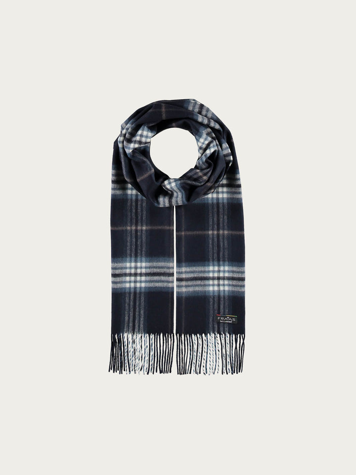 Schmaler Cashmink-Schal mit FRAAS Plaid Karo