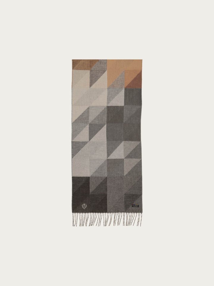 Cashmink-Schal mit geometrischem Design