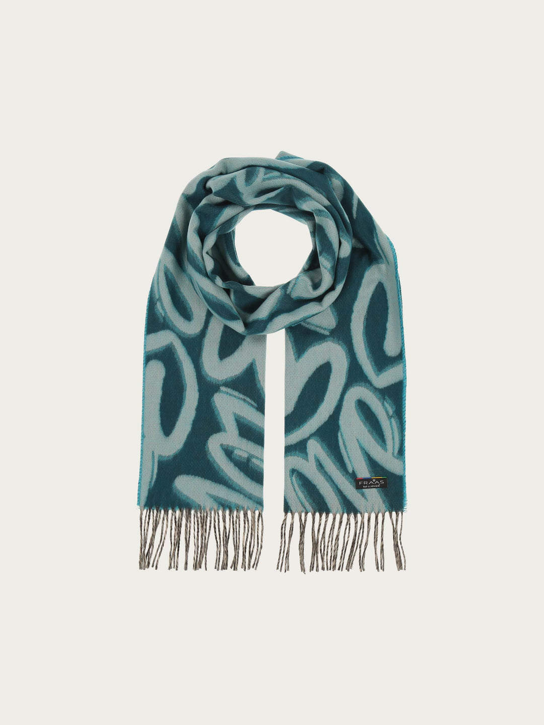 Cashmink-Schal LOVE mit Herz-Design