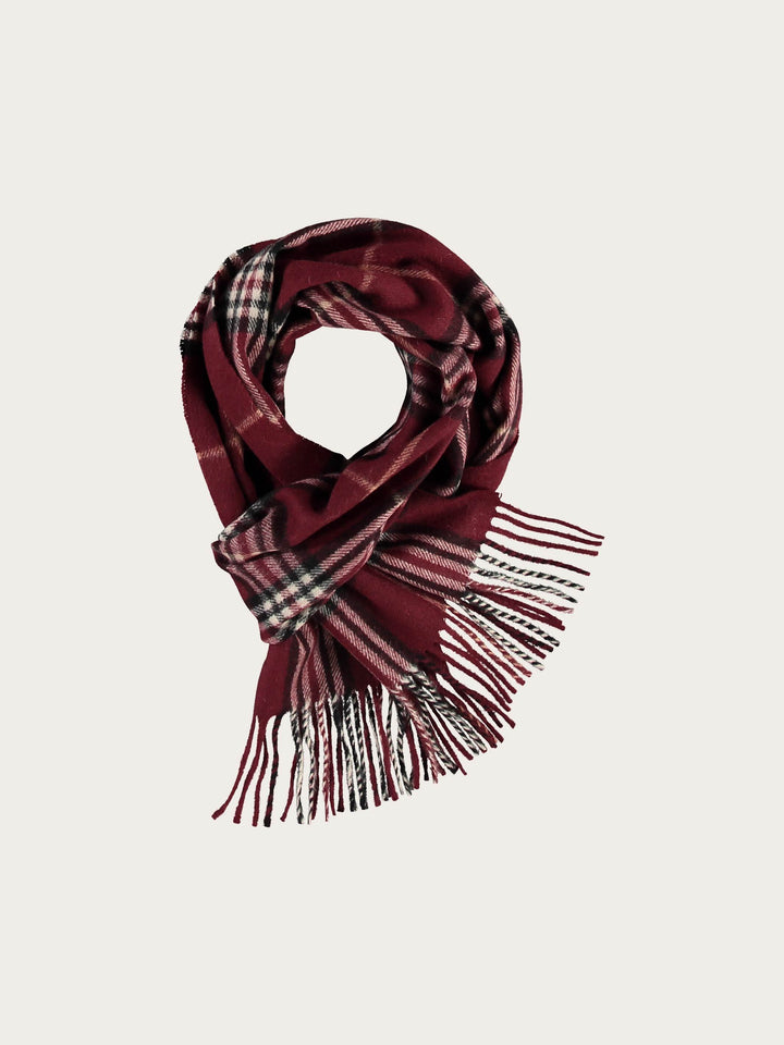 Schal in Kaschmir-/Wollmischung mit FRAAS Plaid Karo