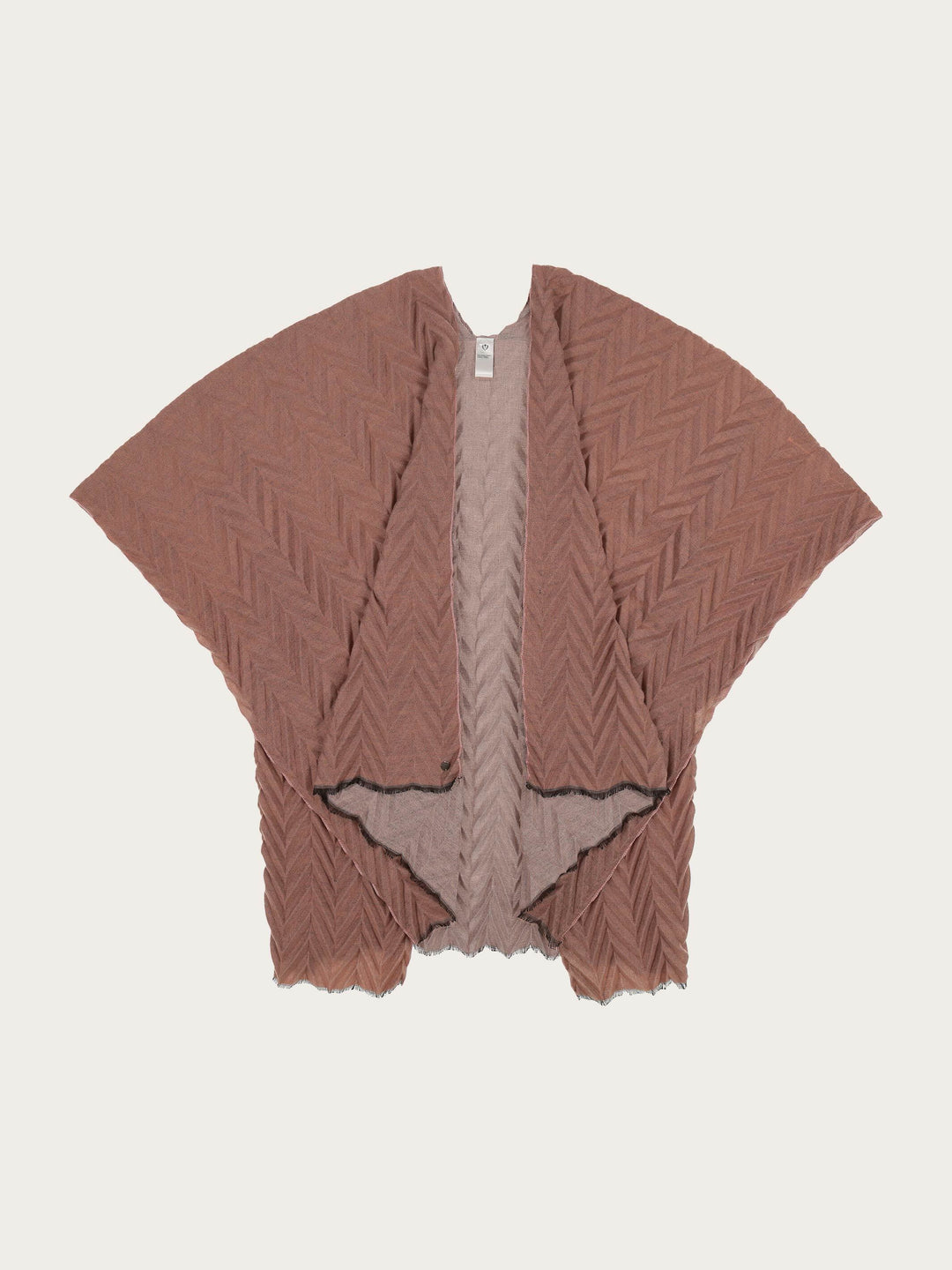 Plissierter Damen Poncho