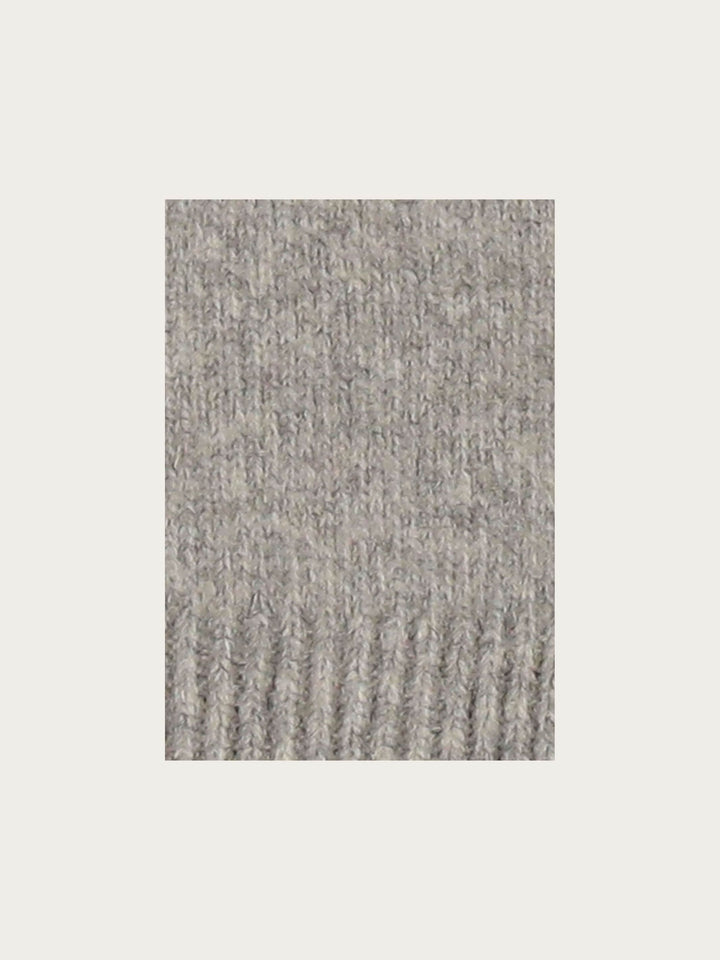 Einfarbige Strickhandschuhe in Wollmischung