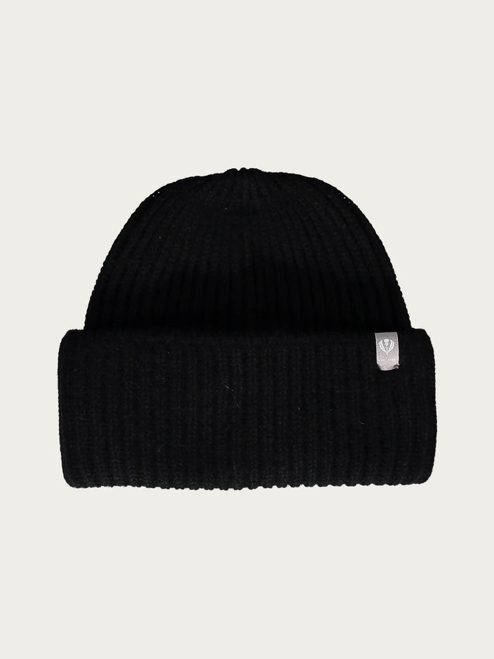 Grobstrick-Mütze aus reinem Kaschmir