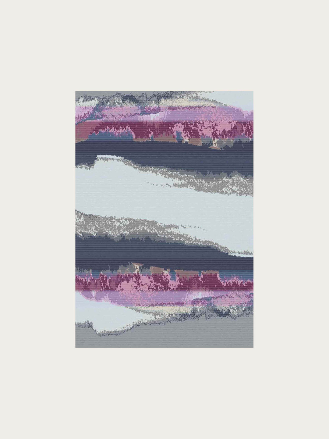 Cashmink-Decke mit Aquarell-Design - Made in Germany
