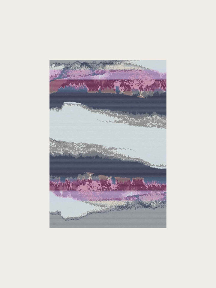 Cashmink-Decke mit Aquarell-Design - Made in Germany