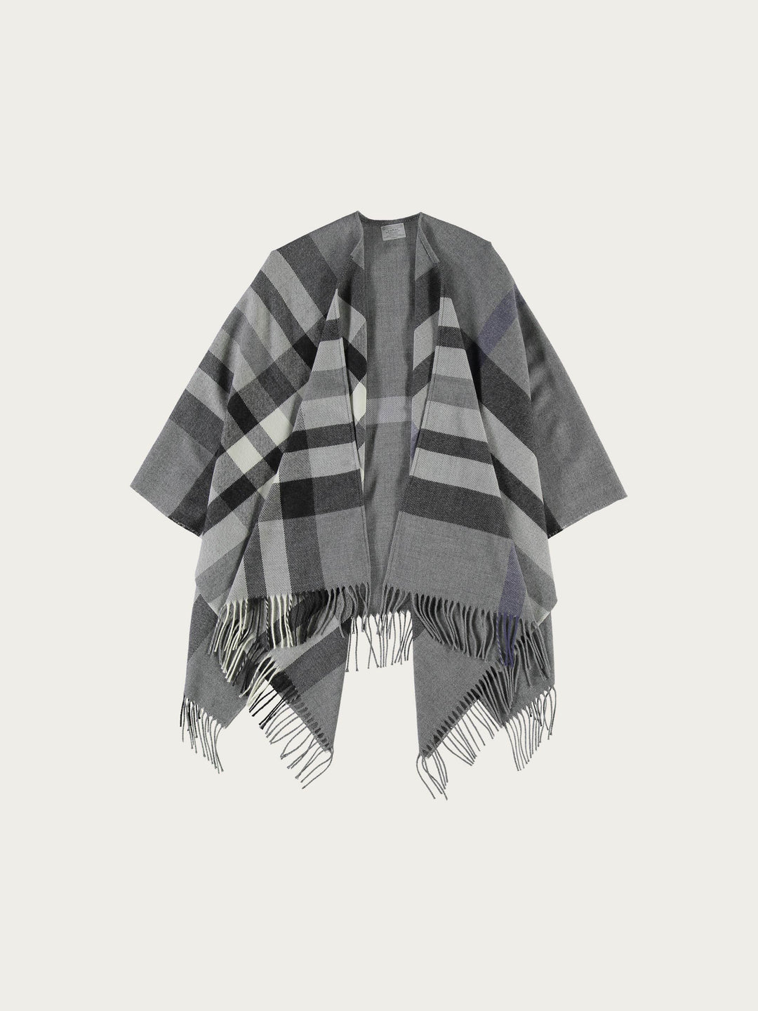 Poncho mit FRAAS Plaid Karo aus Polyacryl