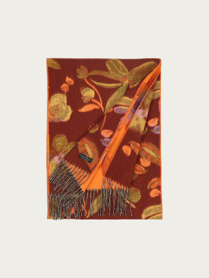 Cashmink-Schal mit elegantem Blumen-Design