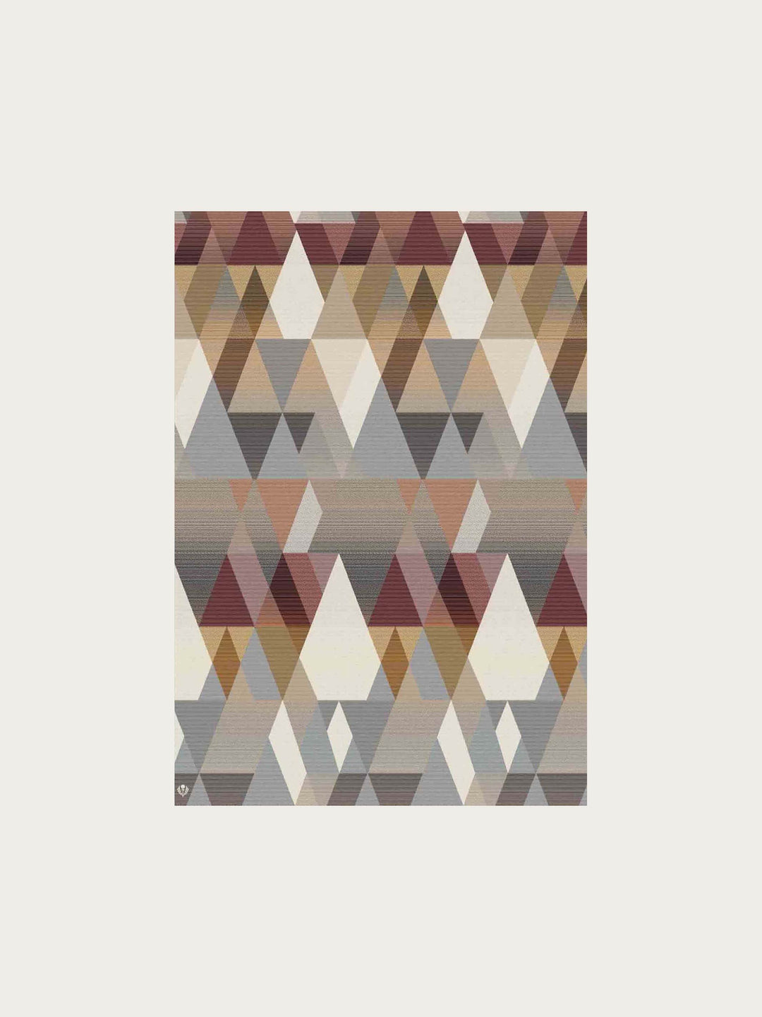 Cashmink-Decke mit Dreieck-Design - Made in Germany