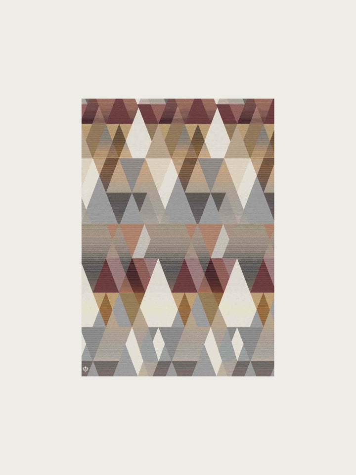 Sustainability Edition - Cashmink-Decke mit Dreieck-Design - Made in Germany