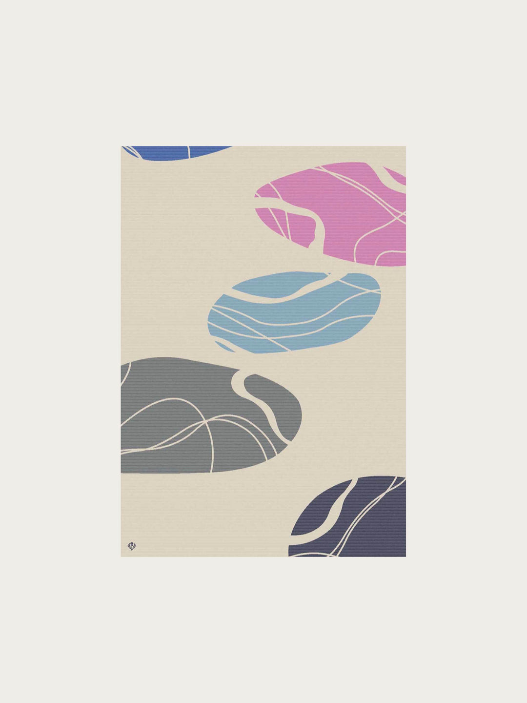 Sustainability Edition - Cashmink-Decke mit Kieselstein-Design - Made in Germany