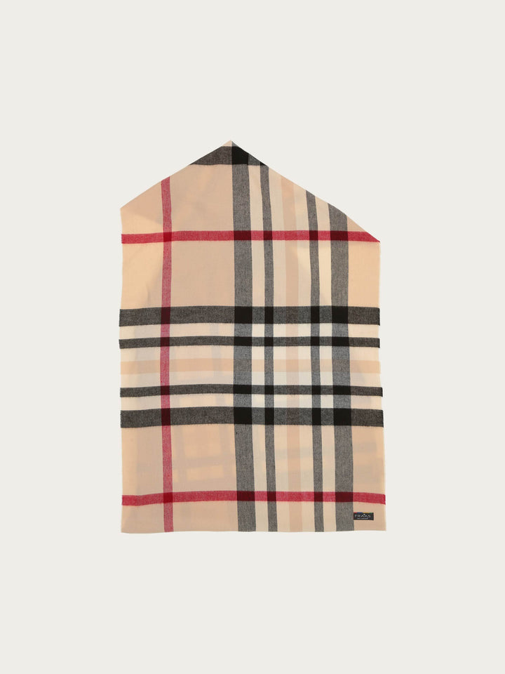 Schmaler Cashmink-Loop mit FRAAS Plaid Karo