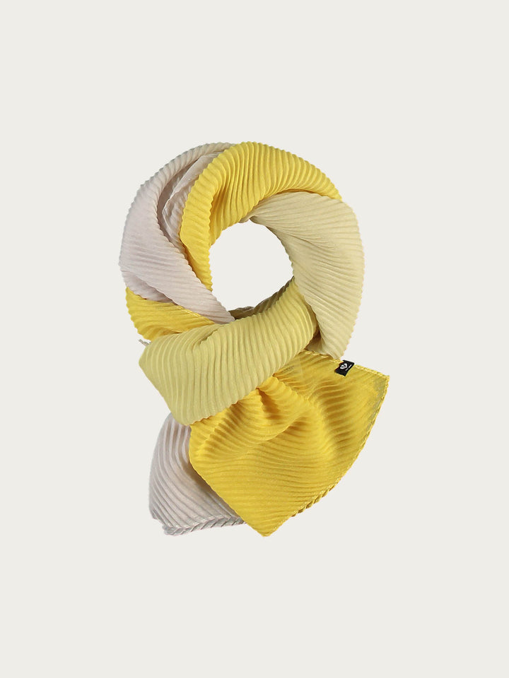 Plissee-Stola mit Ombré-Effekt