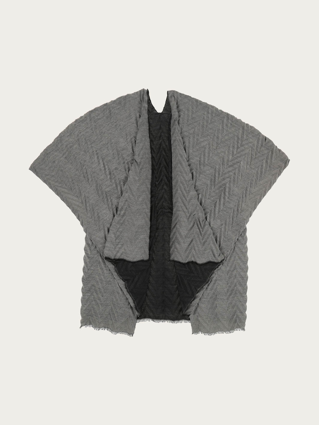 Plissierter Damen Poncho
