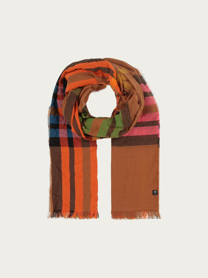 Sustainability Edition - Leichte Stola mit FRAAS Plaid Karo