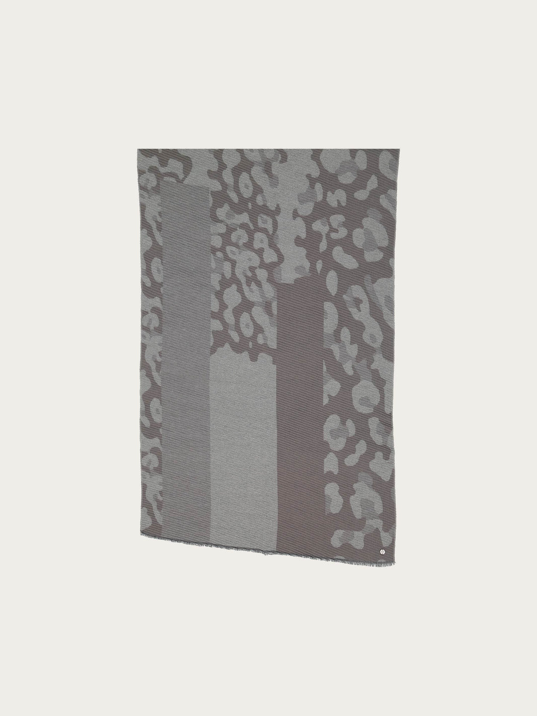 Plissee-Schal mit Animal-Design