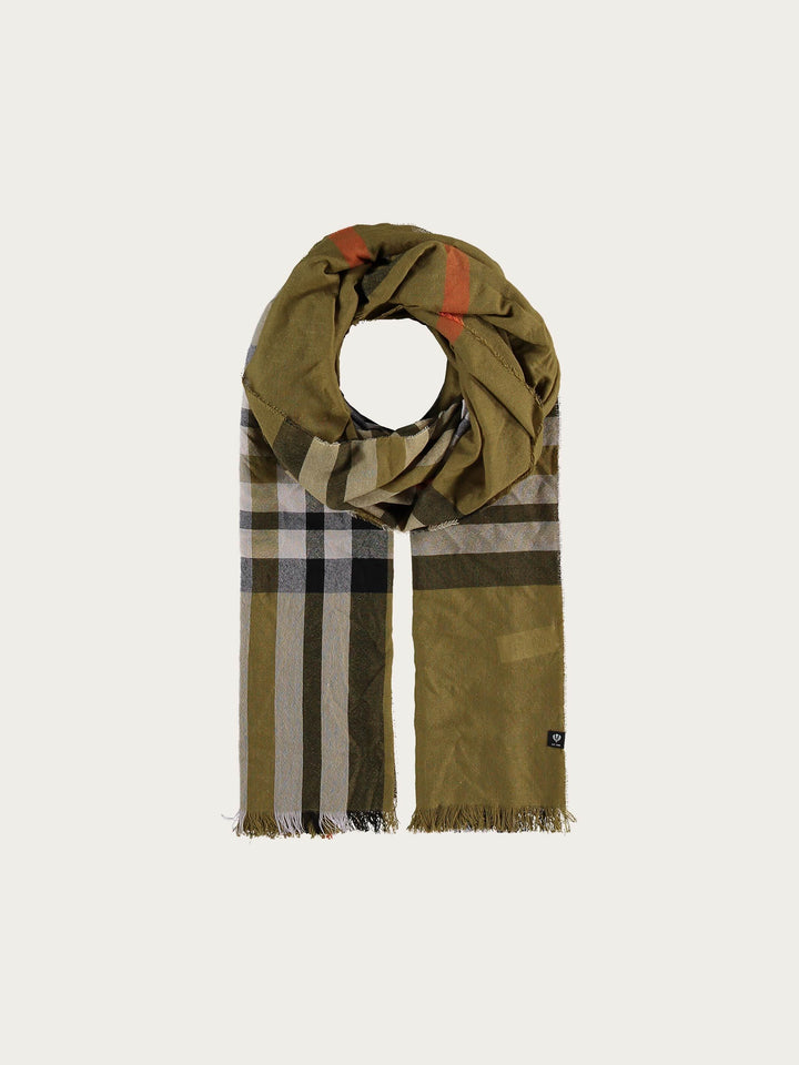 Sustainability Edition - Leichte Stola mit FRAAS Plaid Karo