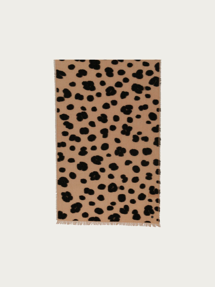 Fil Coupé Schal mit Leo-Design