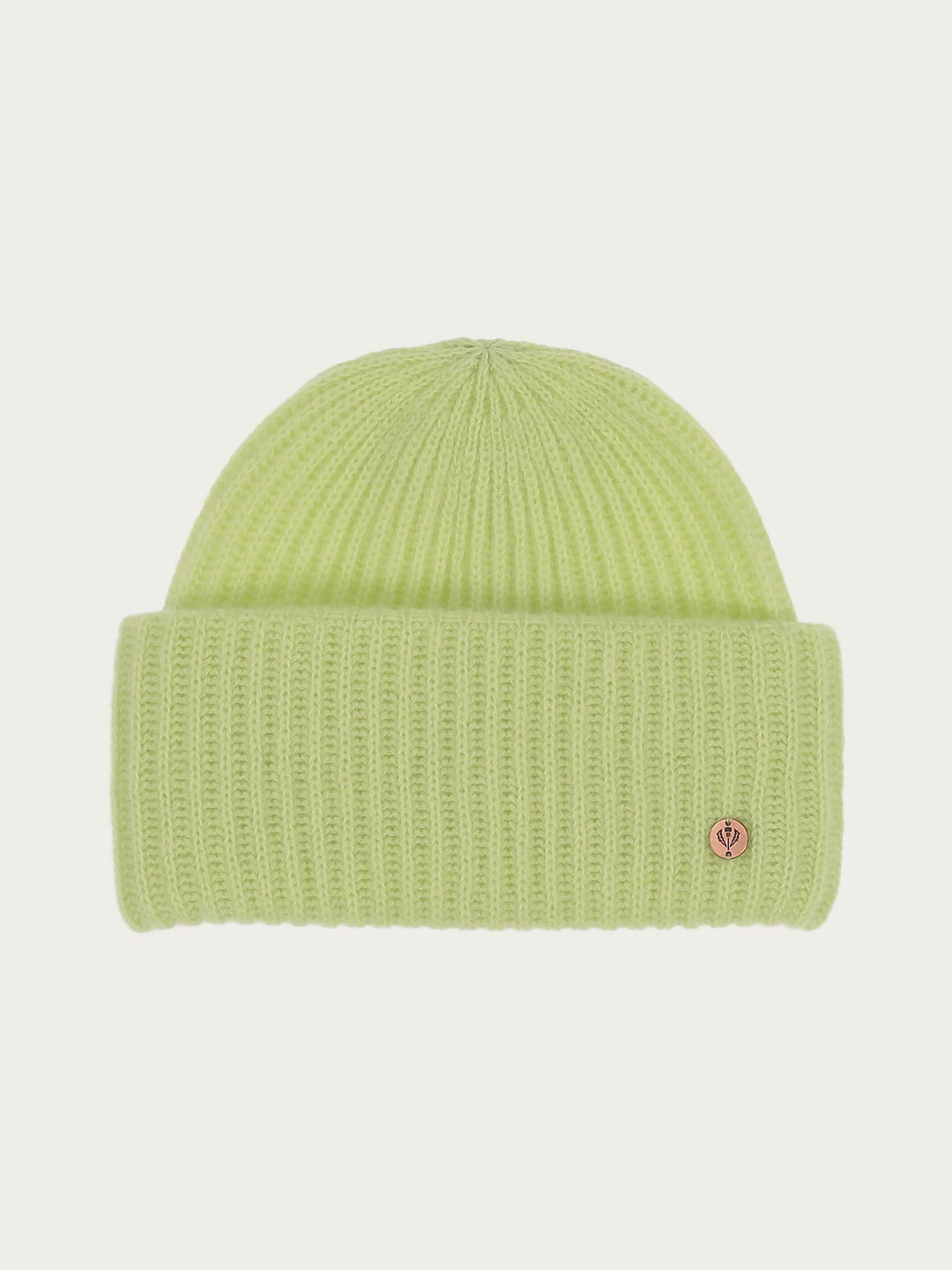 Grobstrick-Mütze aus reinem Kaschmir