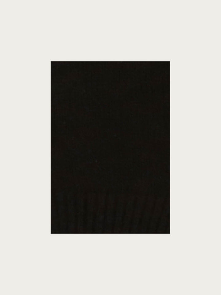 Einfarbige Strickhandschuhe in Wollmischung