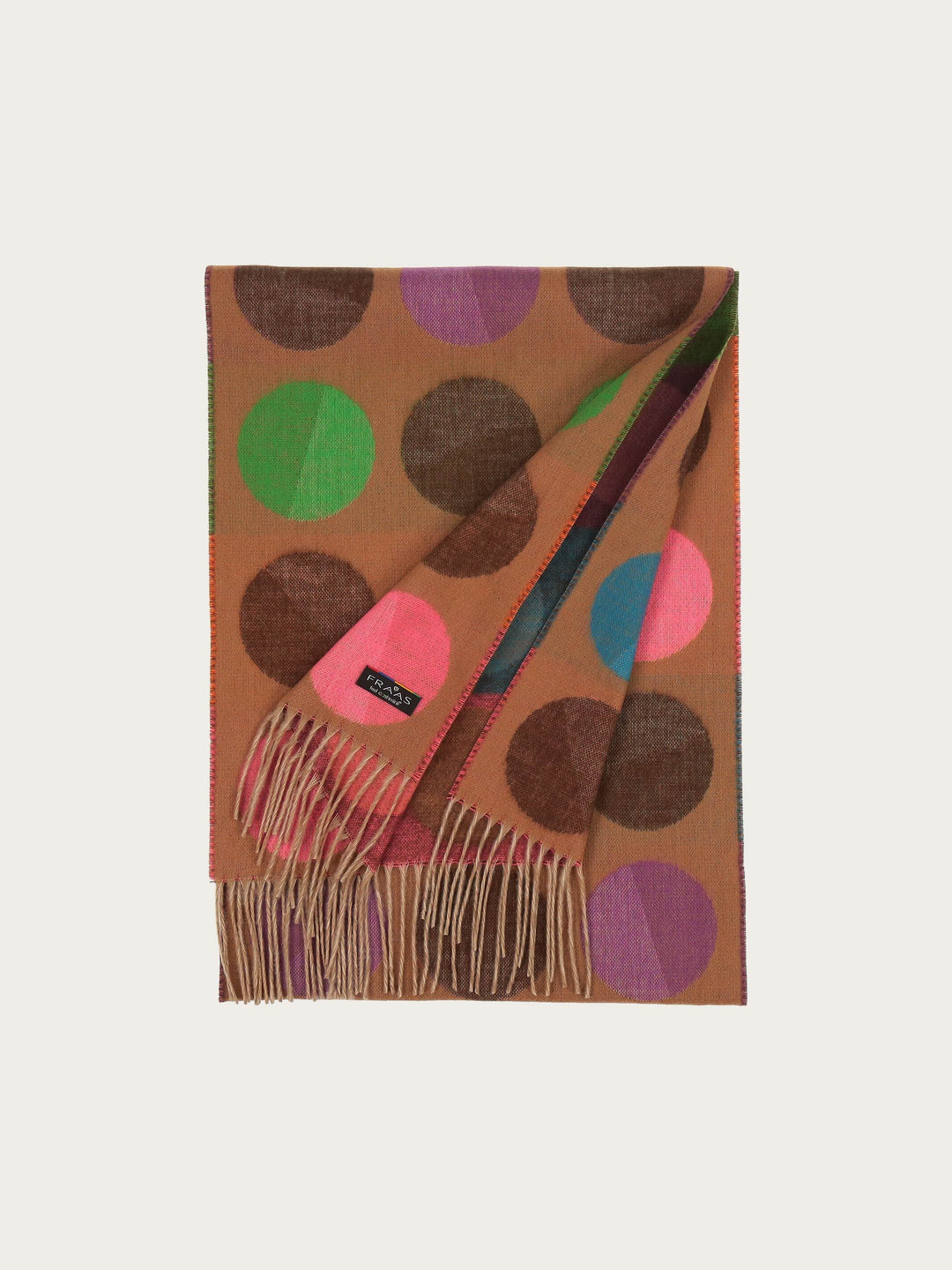 Cashmink-Schal mit großen Punkten