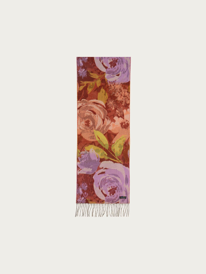 Cashmink-Schal mit romantischem Blumen-Design