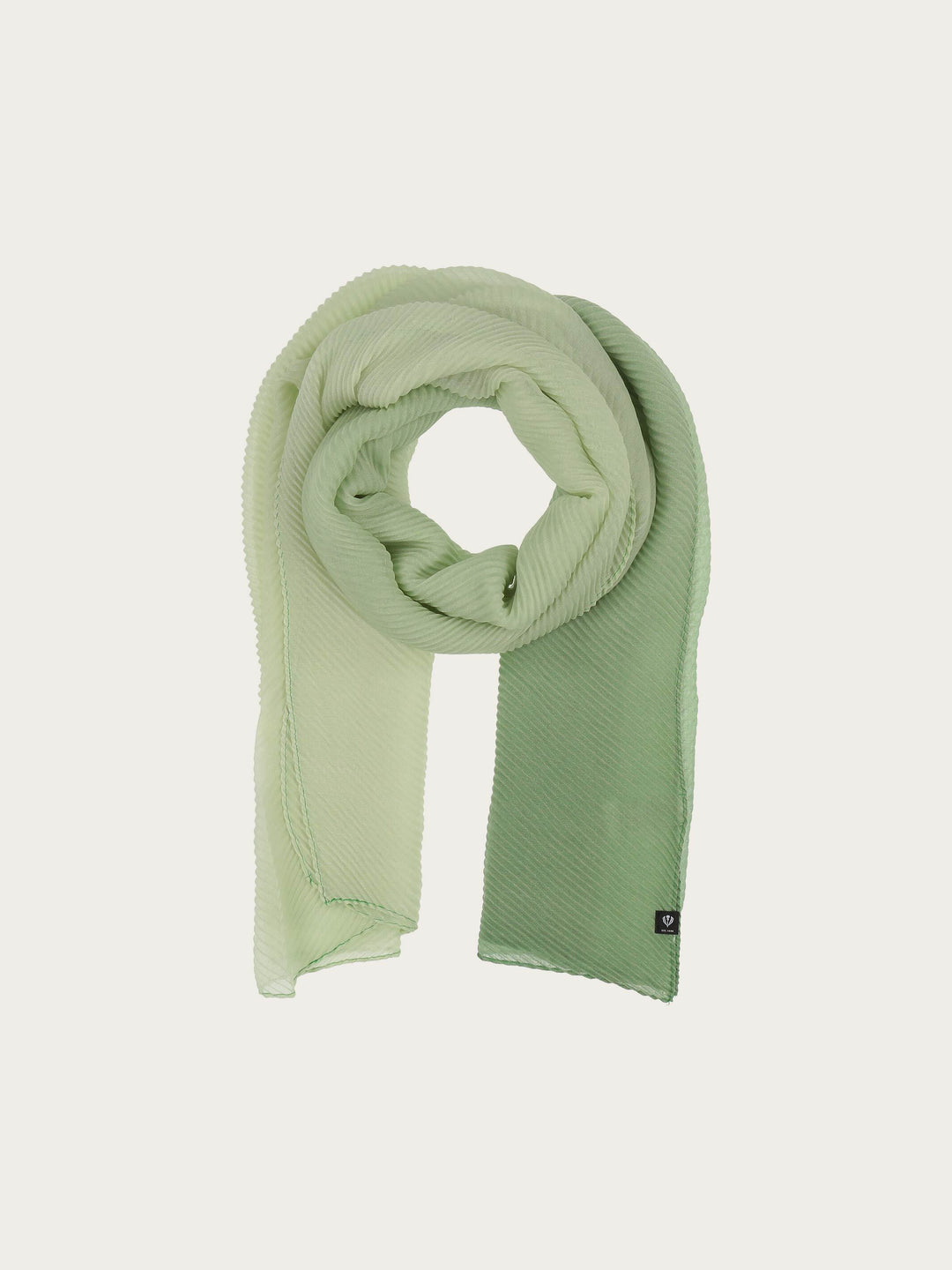 Plissee-Stola mit Ombré-Effekt