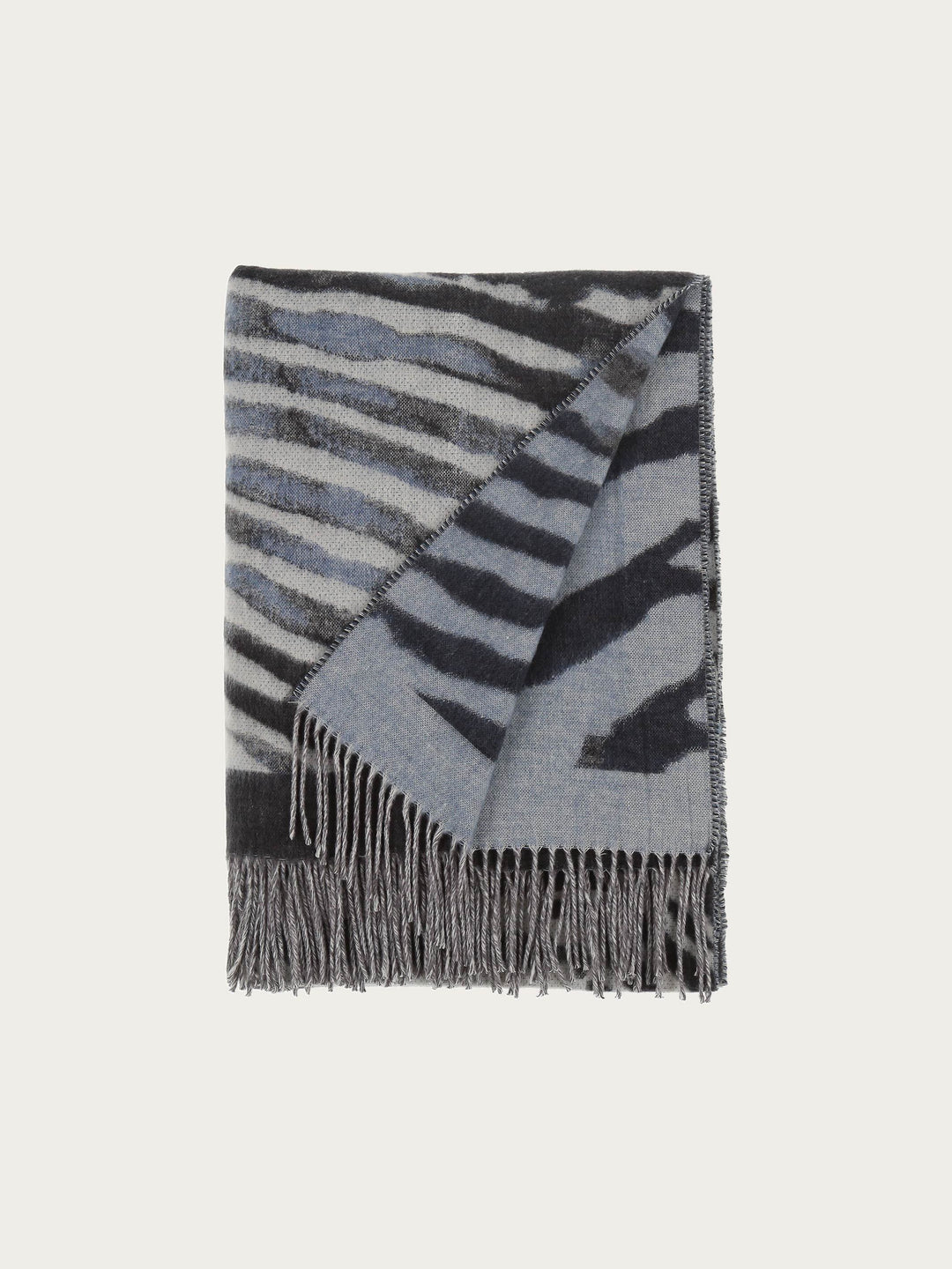 Cashmink-Decke mit Zebra-Design - Made in Germany
