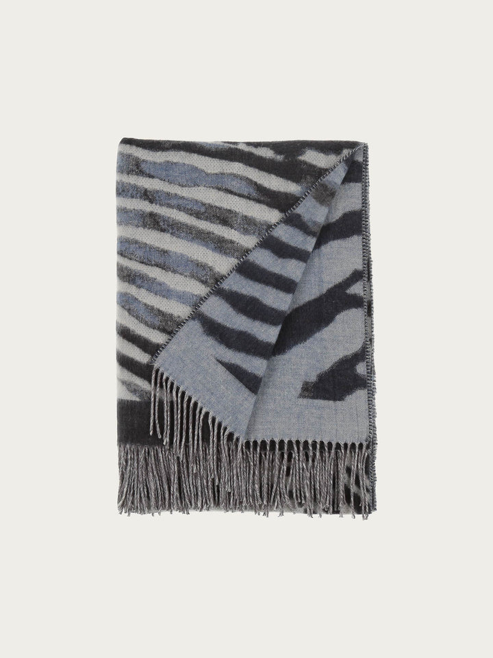 Cashmink-Decke mit Zebra-Design - Made in Germany