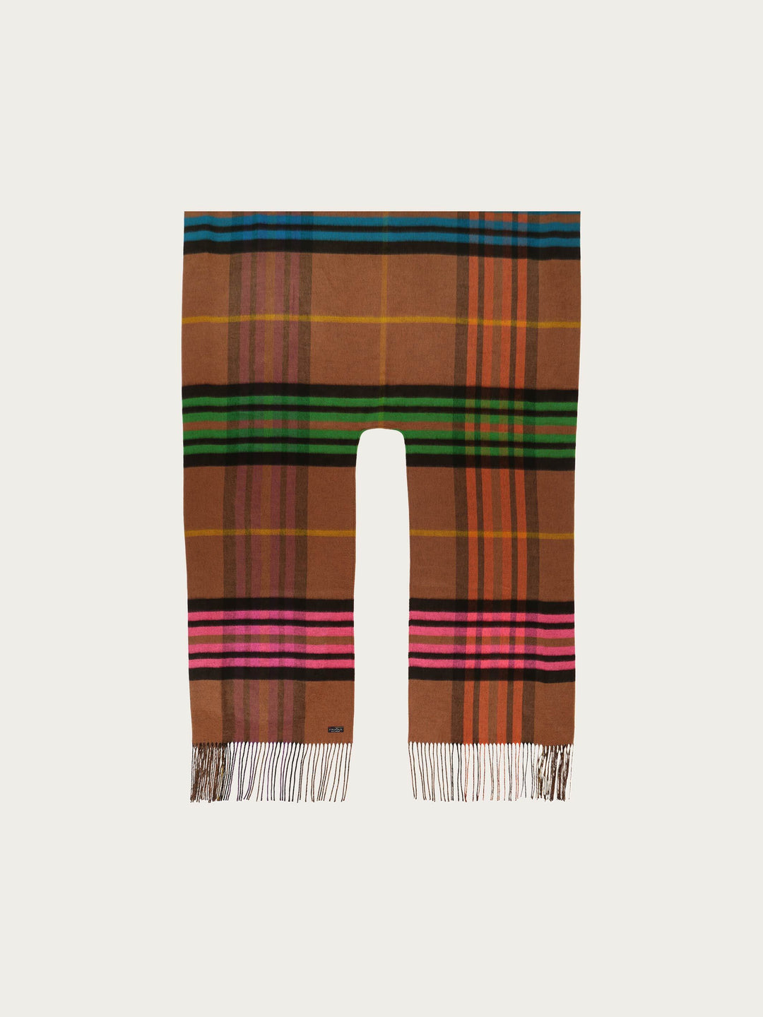 Wendbarer Poncho FRAAS Plaid Karo / Uni