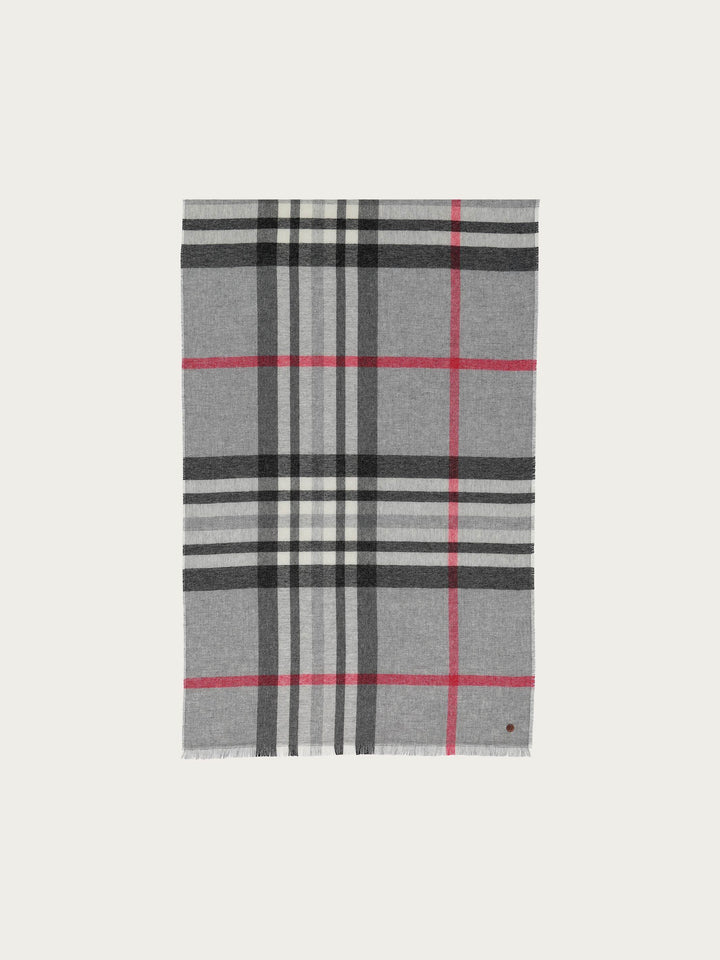 Zarte Stola mit FRAAS Plaid Karo aus reinem Kaschmir