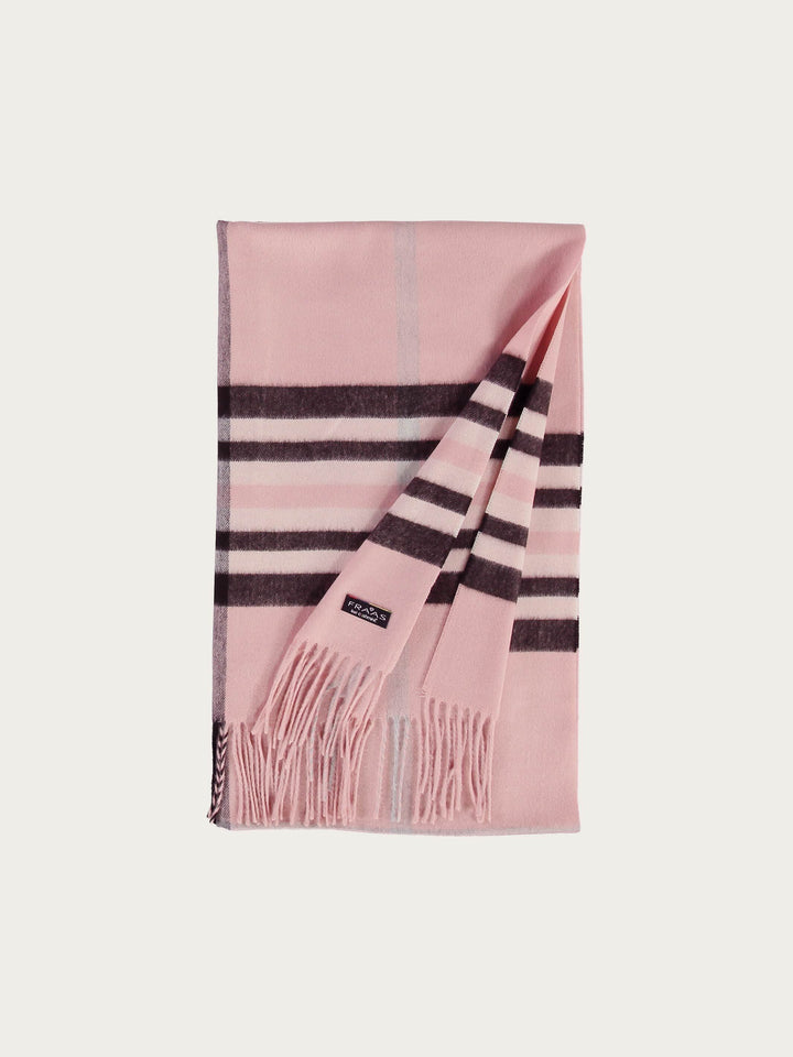 Breiter Cashmink-Schal mit FRAAS Plaid Karo