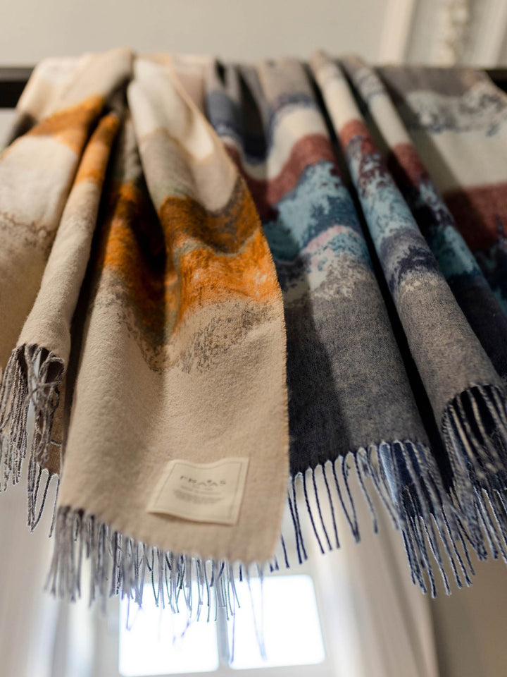 Cashmink-Decke mit Aquarell-Design - Made in Germany