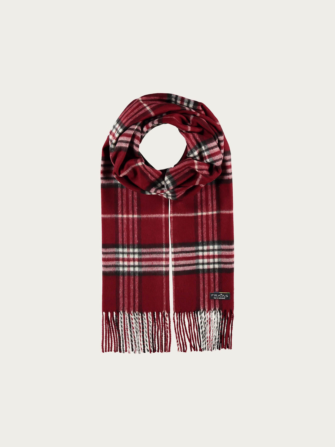 Schmaler Cashmink-Schal mit FRAAS Plaid Karo