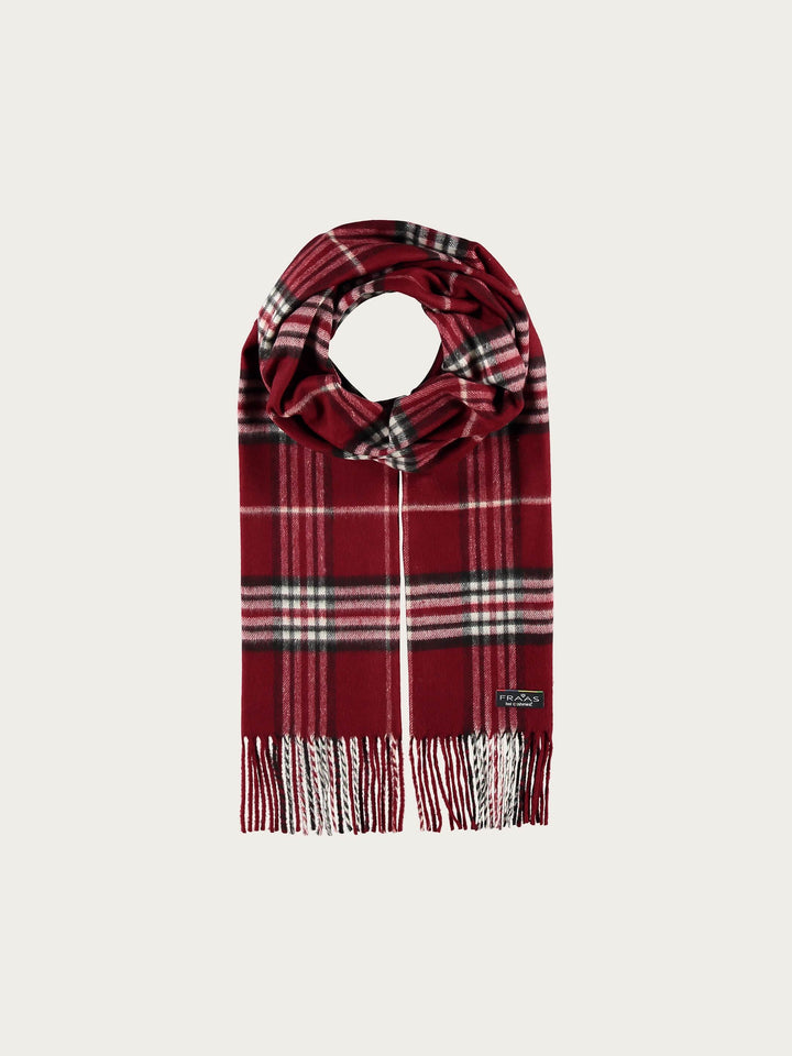 Schmaler Cashmink-Schal mit FRAAS Plaid Karo