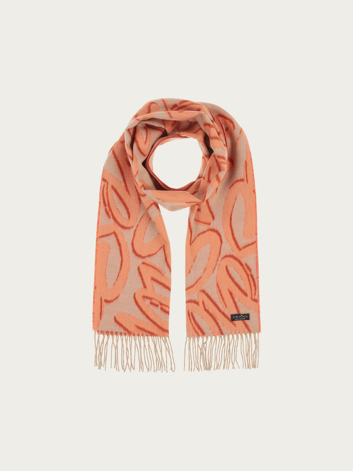Cashmink-Schal LOVE mit Herz-Design