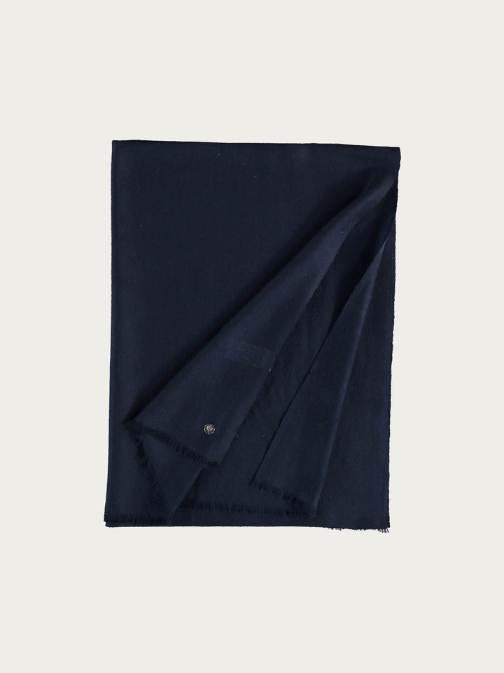 Einfarbige Pashmina aus reiner Wolle