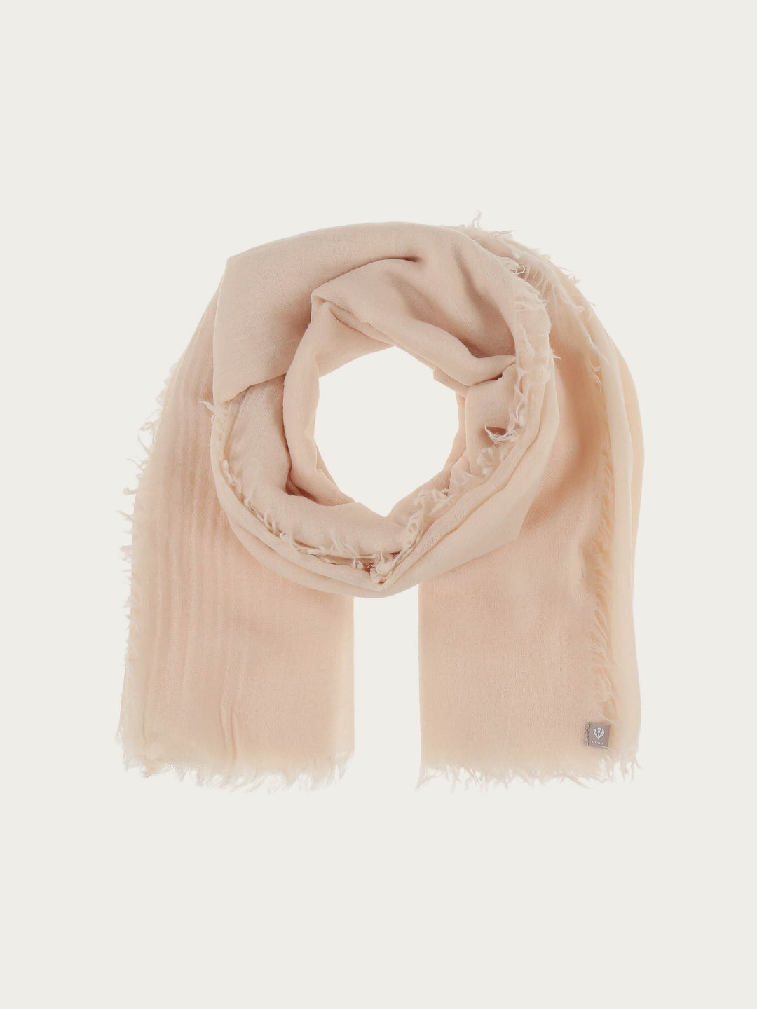 Einfarbige Stola in Seide-Wolle-Mischung