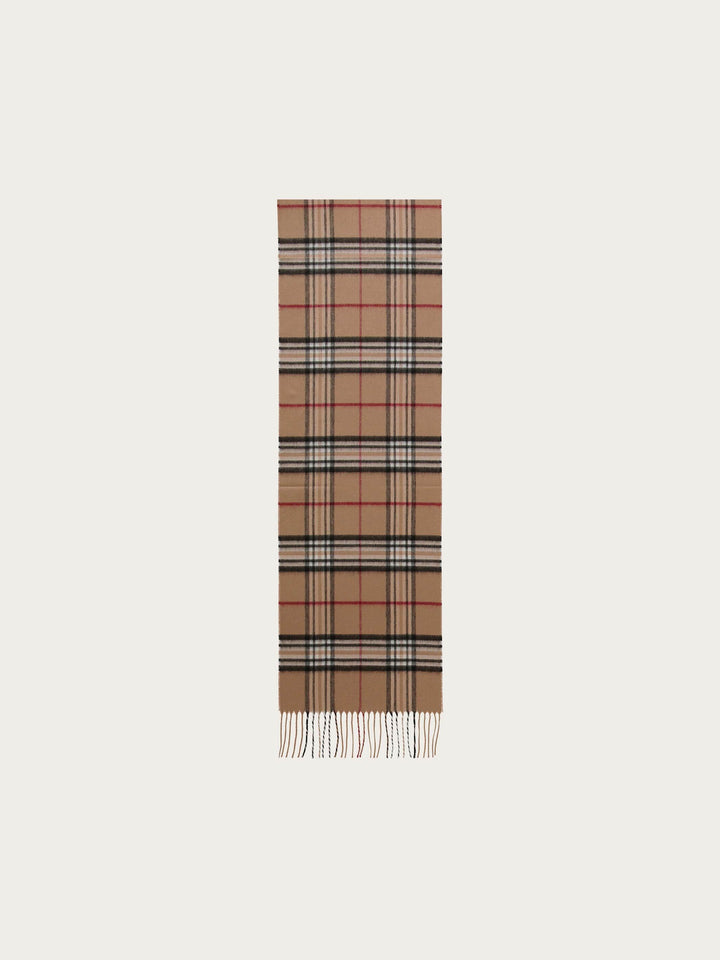 Schmaler Cashmink-Schal mit FRAAS Plaid Karo